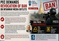 PEC demands revocation of ban on Myanmar media outlets